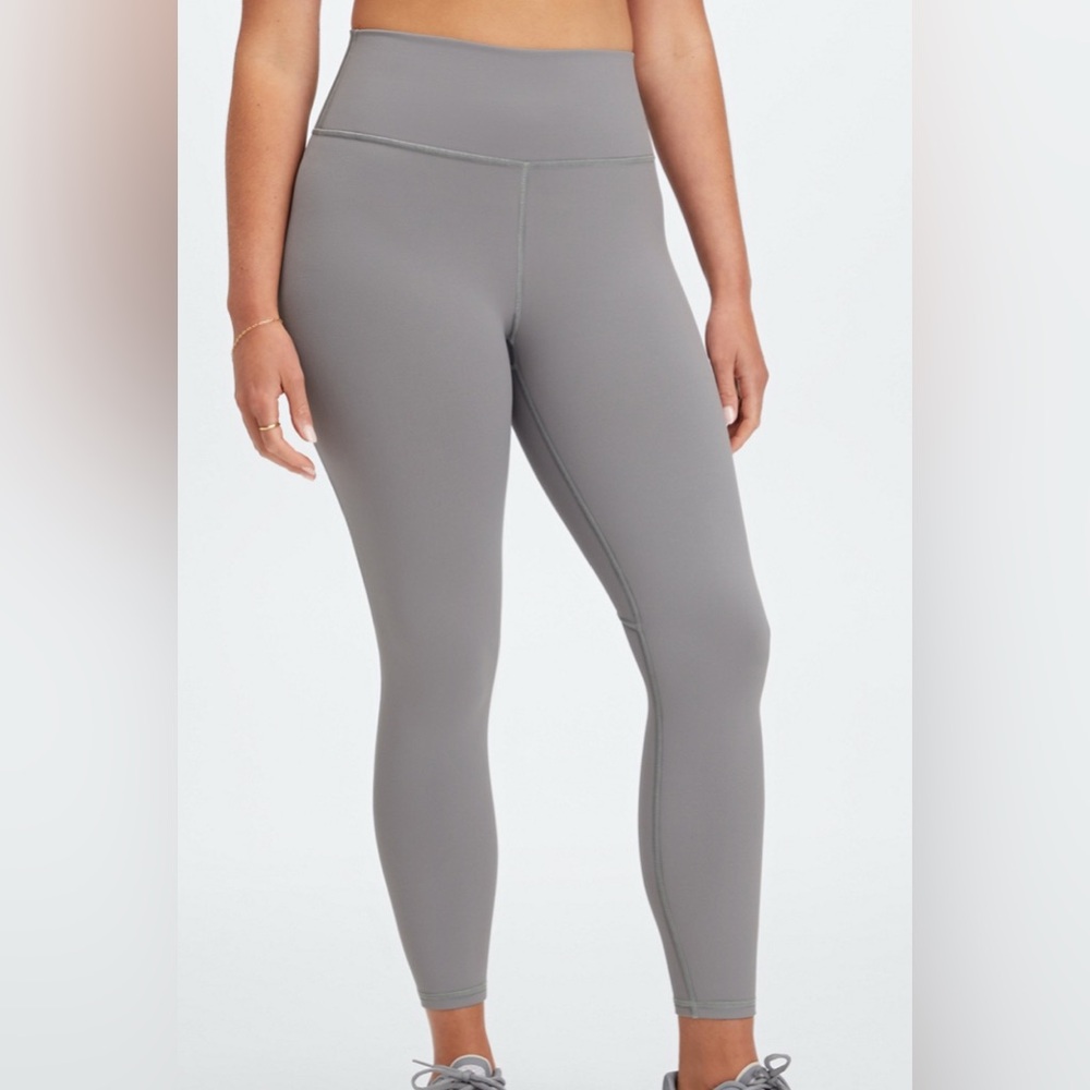NWT Fabletics Powerhold Define High Waisted 7/8 Quarry Grey S